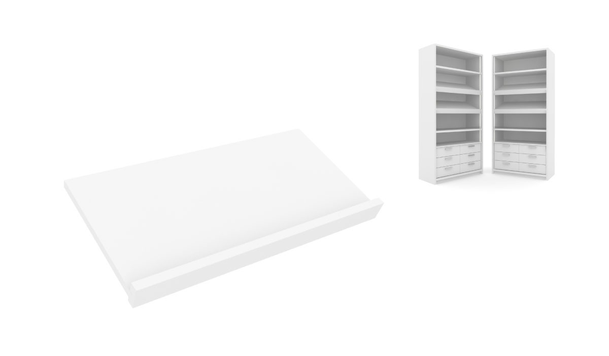 ESTANTE RETENEDOR MADERA 1000/700