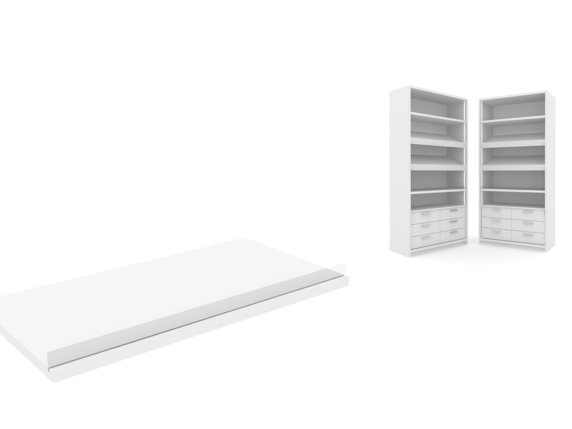 ESTANTE RETENEDOR CRISTAL 1000/700