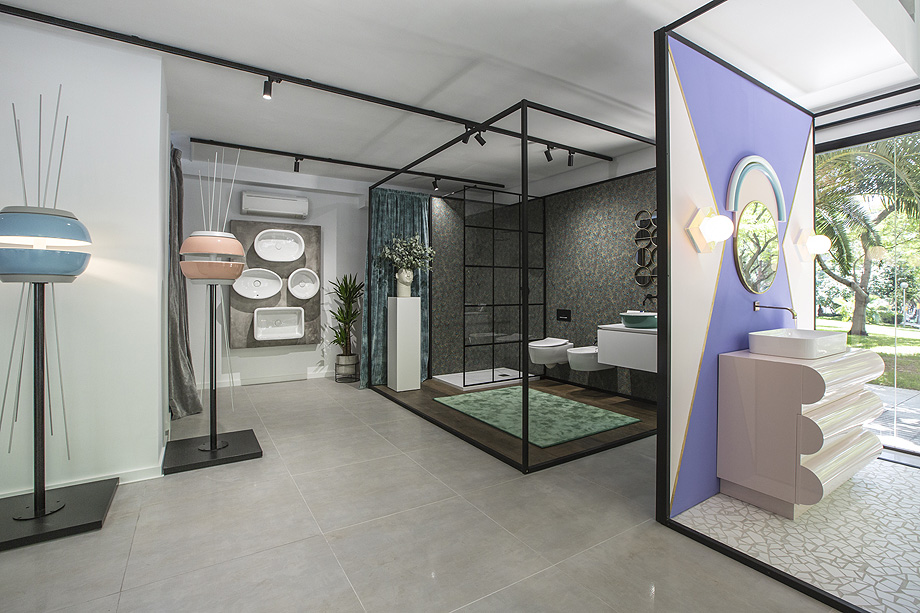 FUSTECMA colabora en la realización del showroom de VILLEROY & BOCH, premiado a mejor showroom del año por la revista INTERIORES