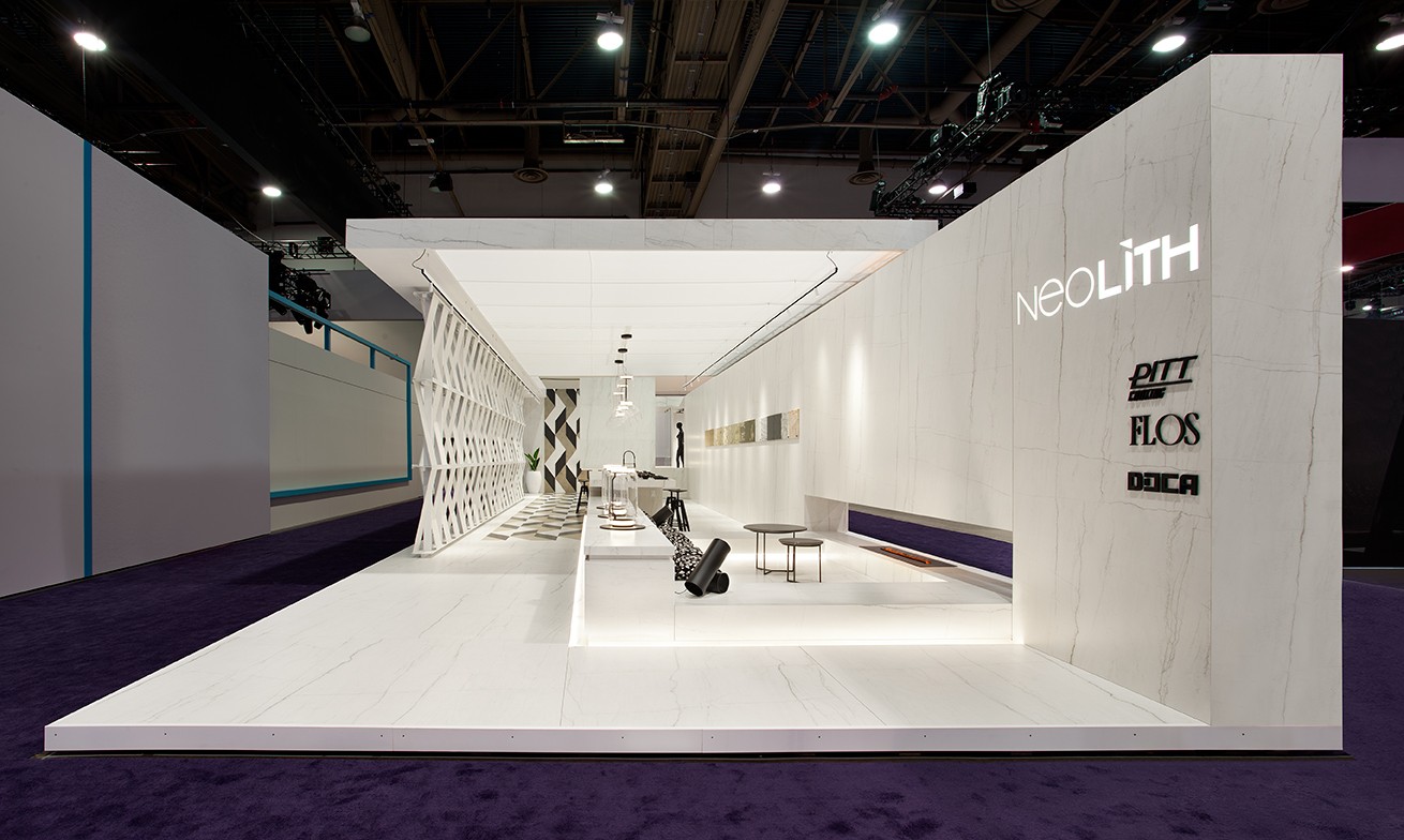 FUSTECMA colabora en la realización del Stand premiado de NEOLITH en la feria Kitchen & Bath Industry Show (KBIS)