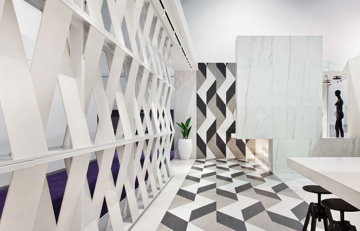 FUSTECMA colabora en la realización del Stand premiado de NEOLITH en la feria Kitchen & Bath Industry Show (KBIS)